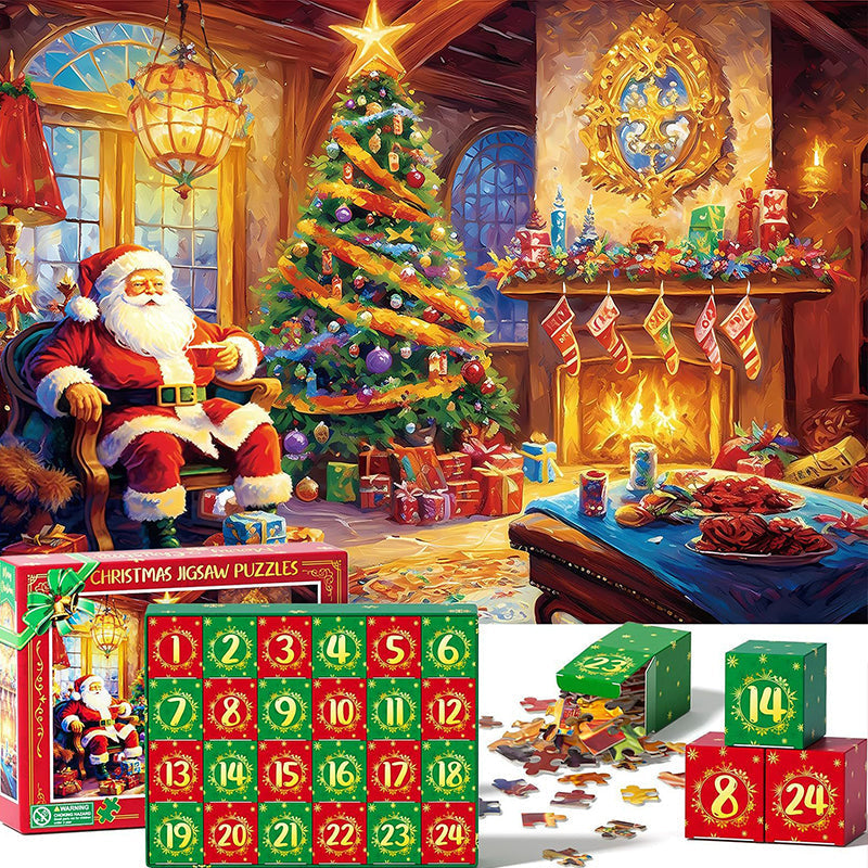 Skanto | 1000 Piece Christmas Puzzle Advent Calendar - Christmas Gift