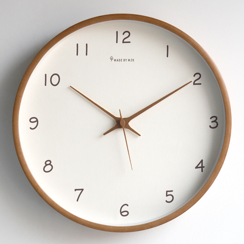 Skanto | Simple Solid Wood Analog Wall Clock for Home – Timeless and Elegant!