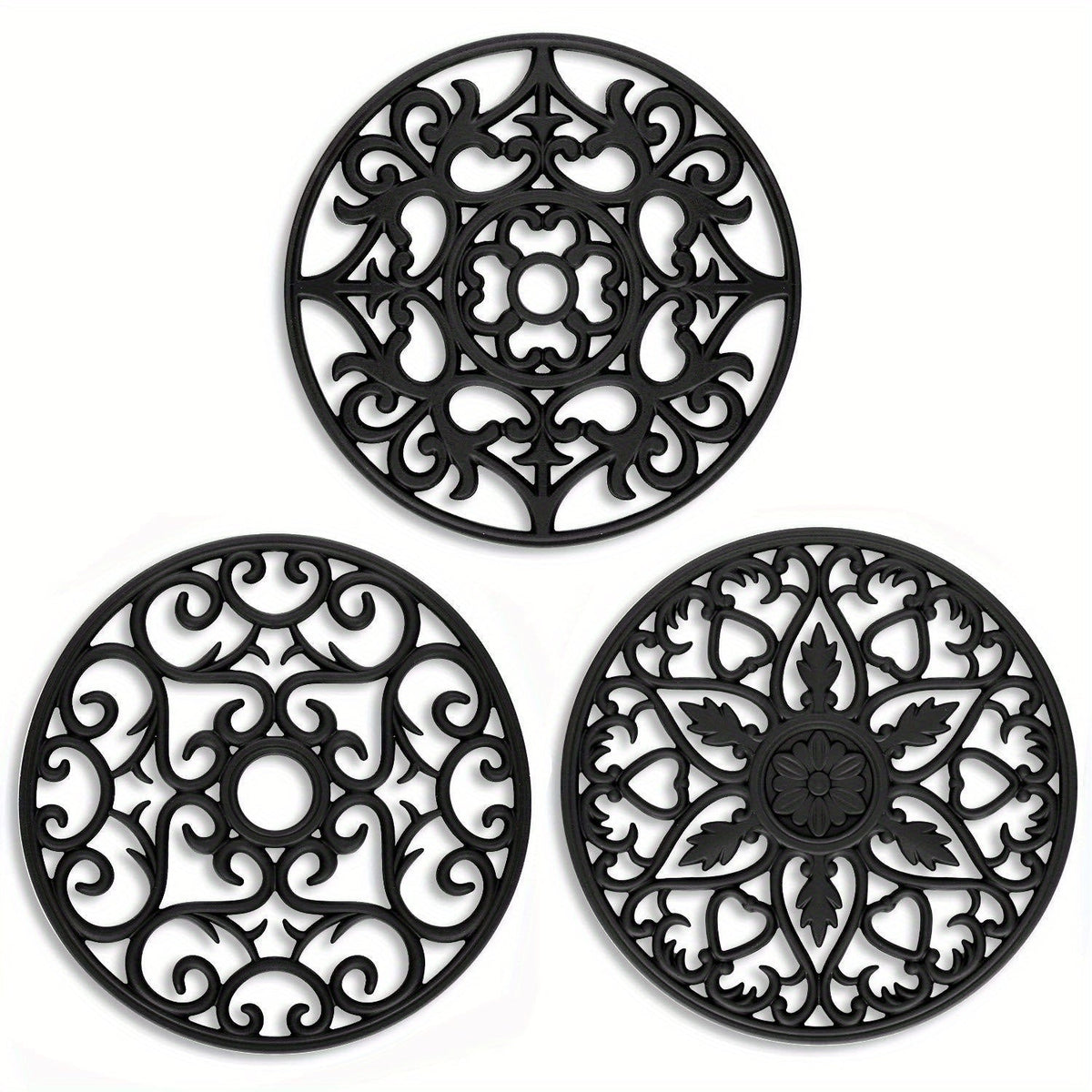 Skanto | Heat-Resistant Silicone Trivets for Kitchen