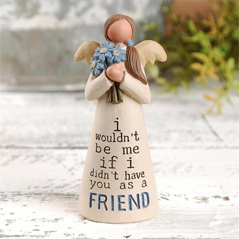 Skanto | Friendship Celebration Gift Statue - Hand-Painted Sculpture Ornament