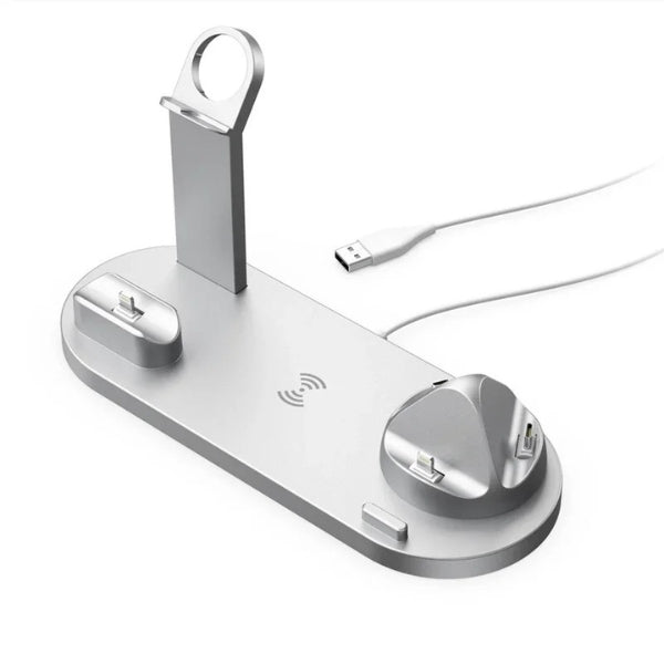 Skanto | 7-in-1 Wireless Charging Station with MagSafe & CryoBoost β Fast & Efficient Charging for iPhone, Apple Watch, and More