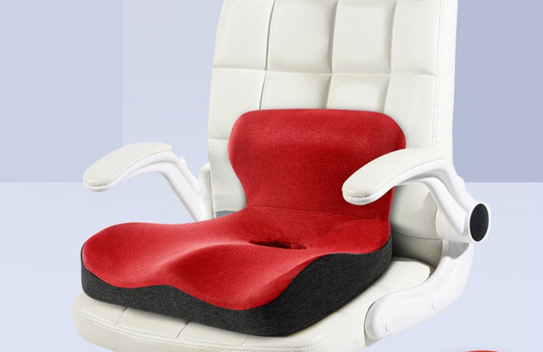 Skanto | DreamRest™ | L Shape Memory Foam Orthopedic Cushion for Back Pain Relief & Comfort Support
