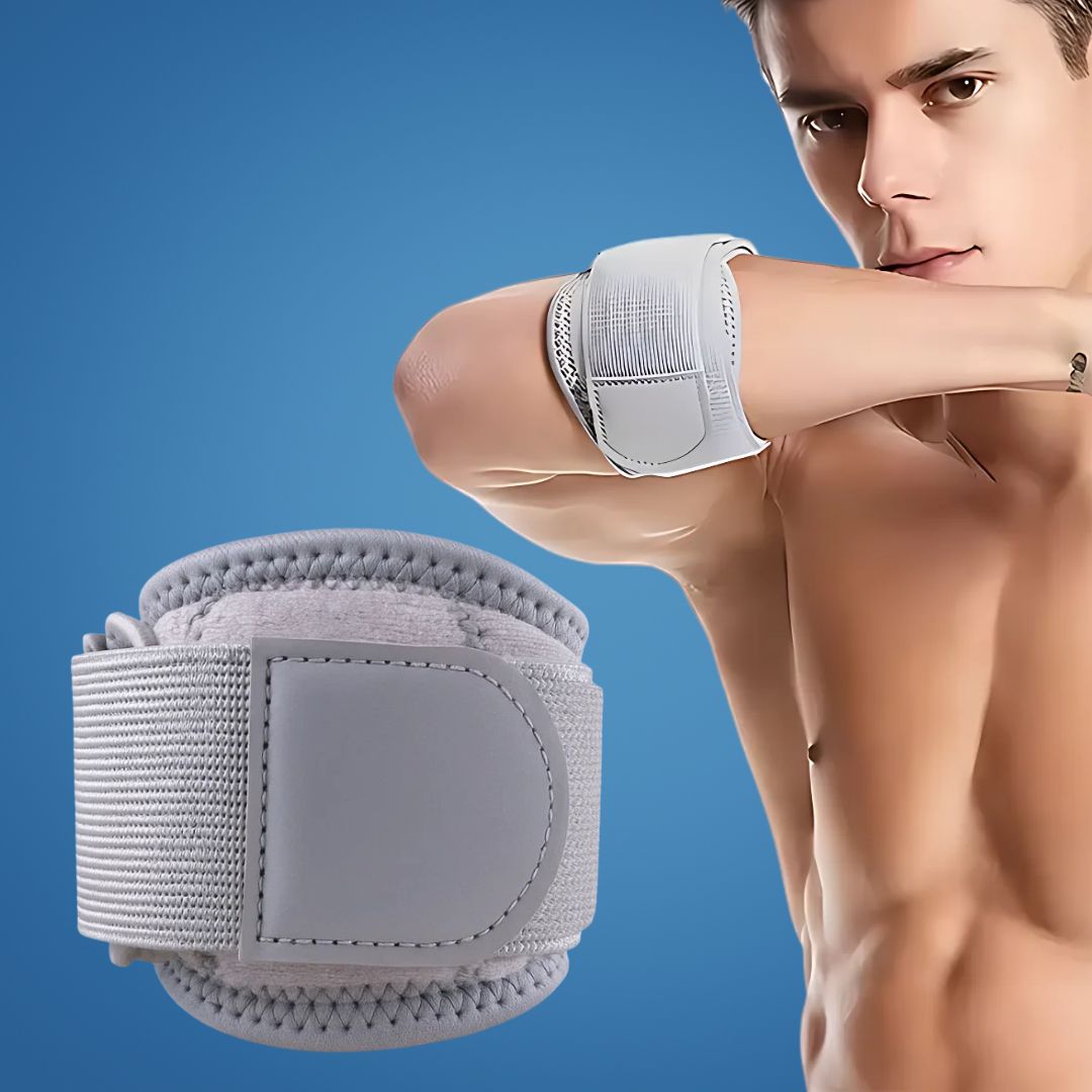 ElbowEase | Tennis Elbow Strap – Adjustable Compression – Breathable Lightweight Design – Sports & Work Support Bowlift