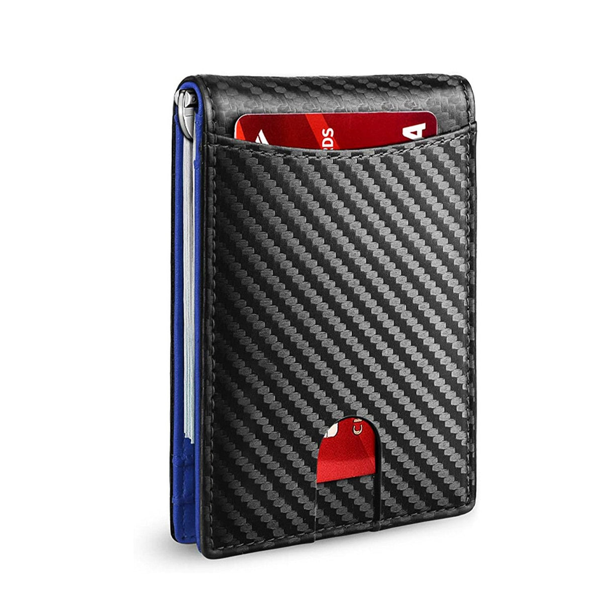 Slim RFID wallet for men | Leather card holder | Black