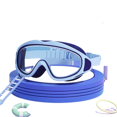 BowLift | HD swimming goggles for children with large frame, waterproof and anti-fog