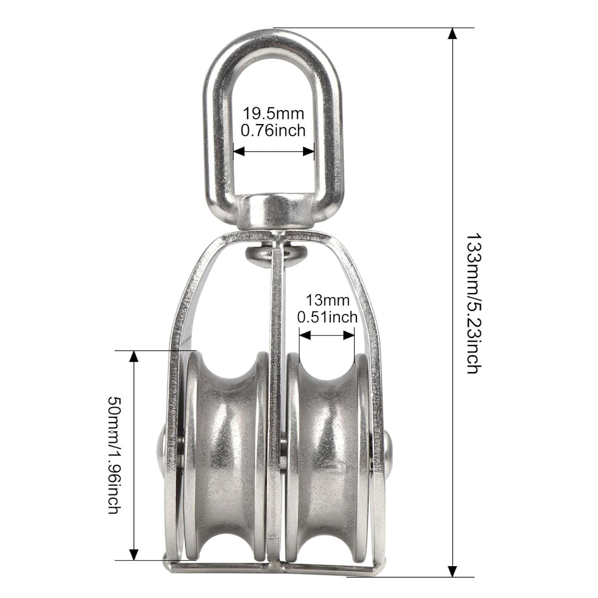 Skanto | Stainless Steel Swivel Wheel
