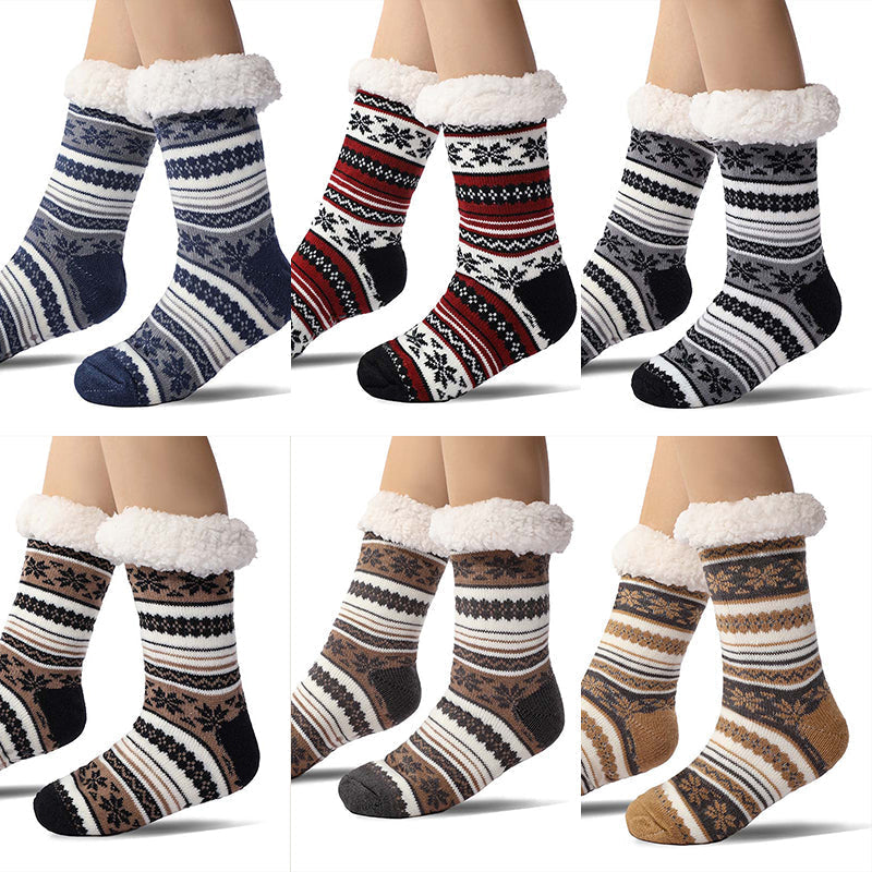 BowLift | Snowflake Ultra-thick Slipper Home Socks