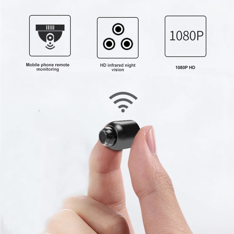 Skanto | Mini Wireless Spy Camera - Hidden CCTV, WiFi, Outdoor Security, Motion Detection