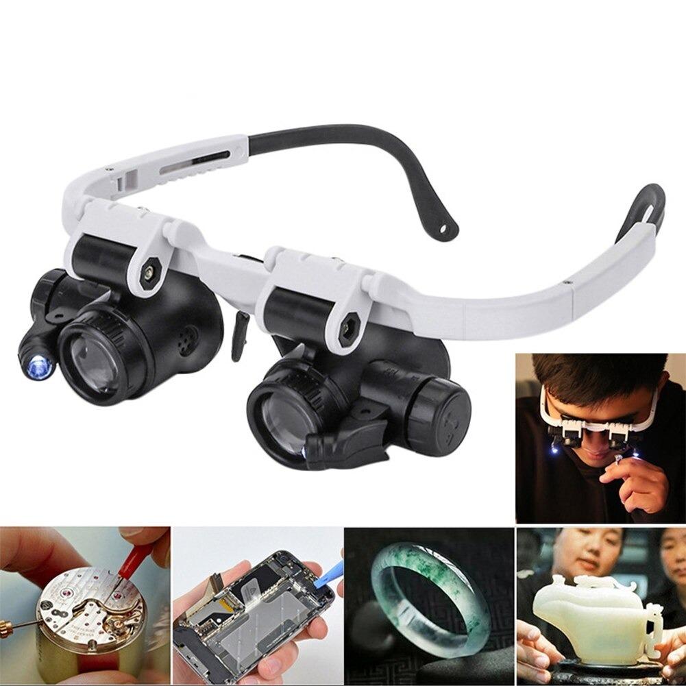 BowLift | Magnifying Glass with Led Light Eyewear Observation Lens