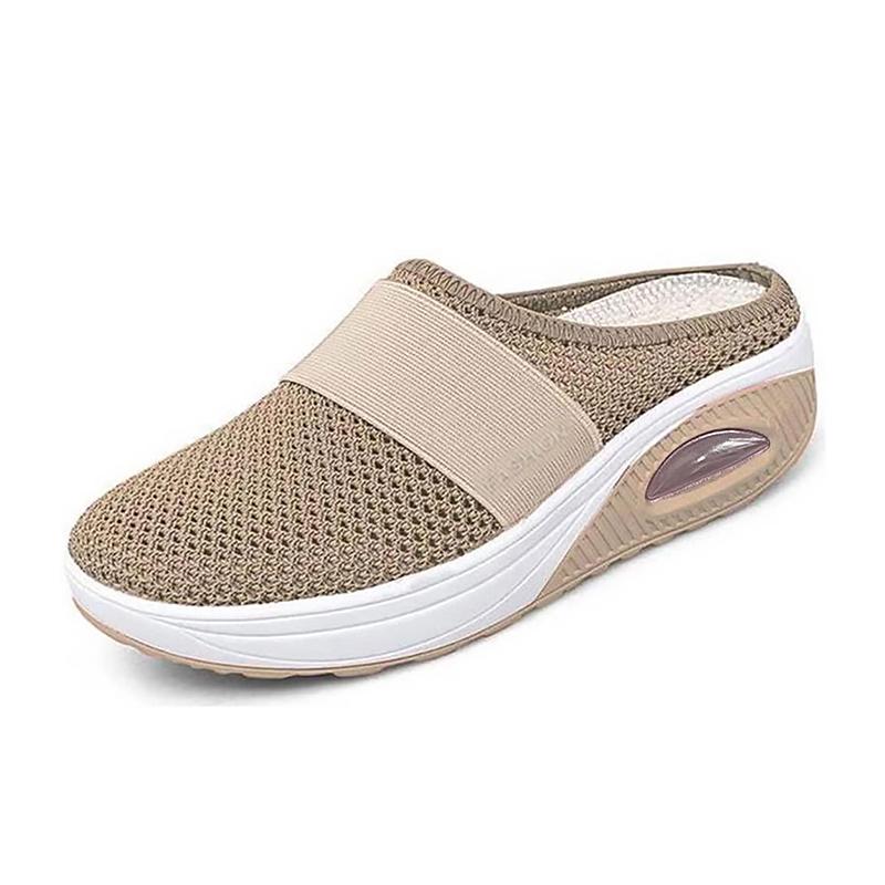 Skanto | Flat Slingback Sandals Made of Mesh