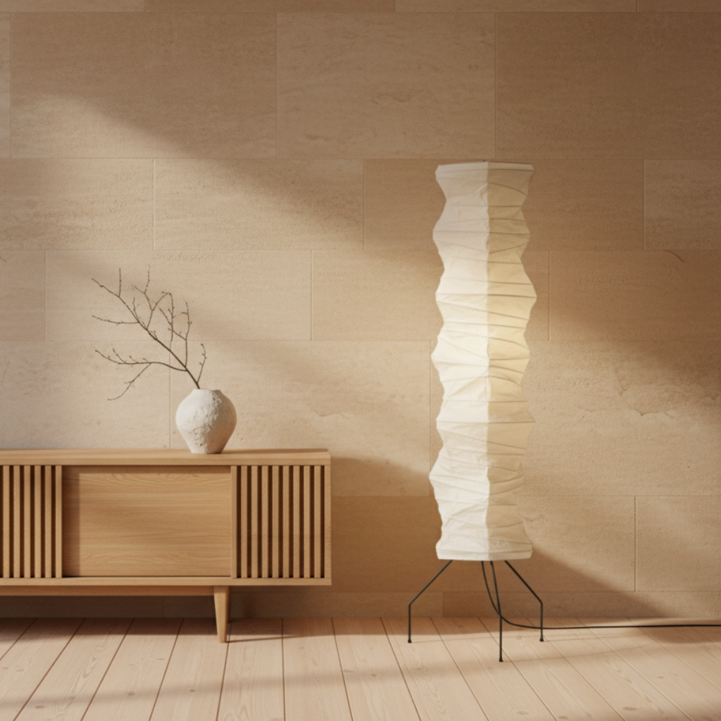 WabiSabi Organic Japanese Floor Lamp