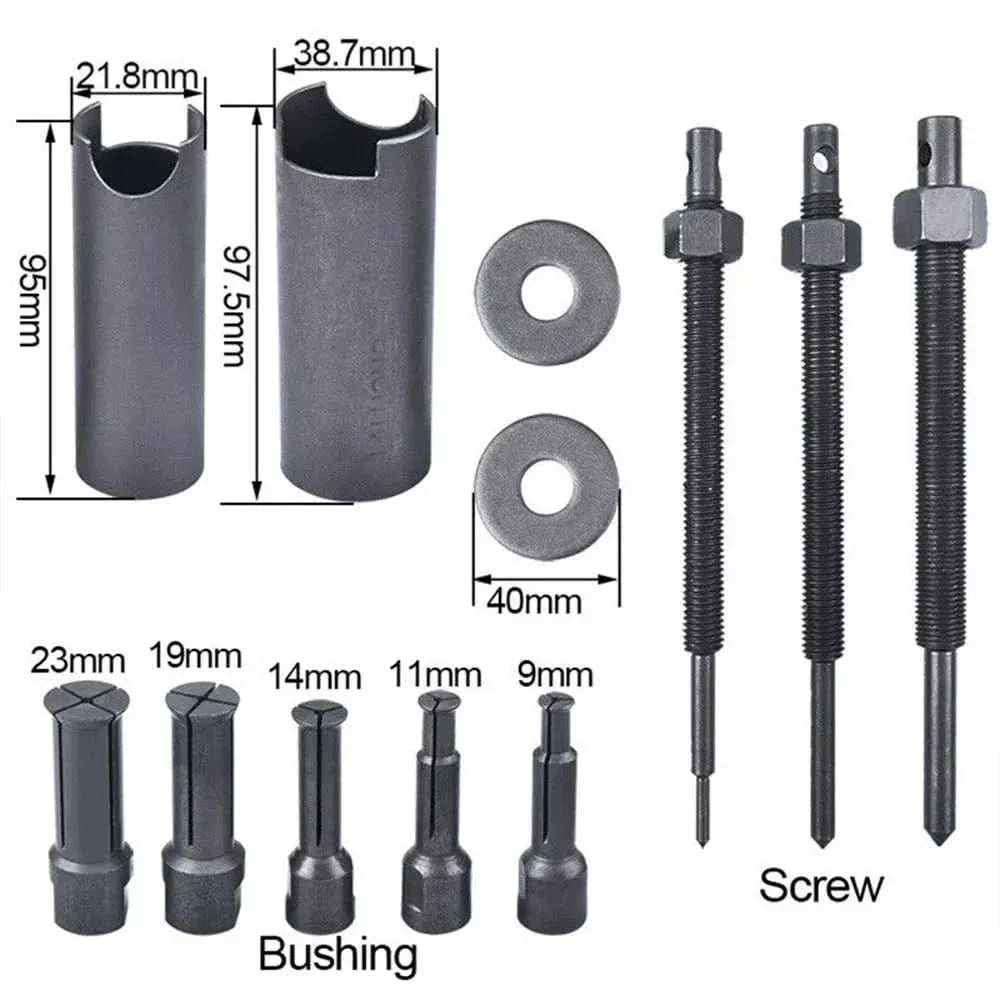 BowLift | Bearing puller set for 9-23 mm bushes - For bicycles, motorcycles & machines