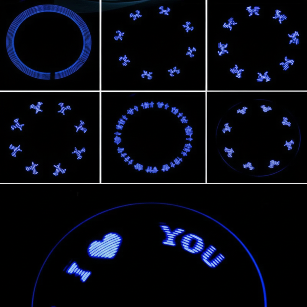 Skanto | LED Bike Tire Light with Text Display β Waterproof for Increased Safety