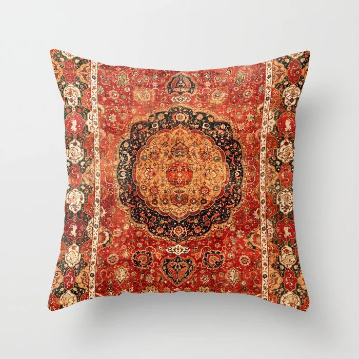 Karnz | Nordic Pillowcase Moroccan Style Pillow Indian Bohemian Luxury Living Room Bedroom Pillowcase Lumbar Pillowcase Home Decor