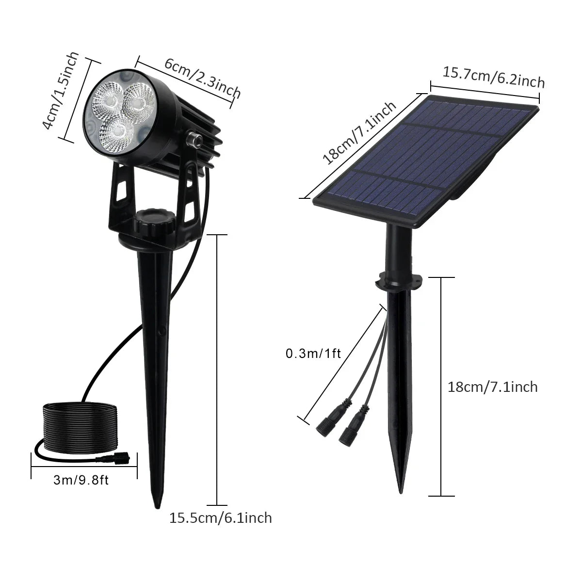Solar-Spotlights 5-piece Set Karnz
