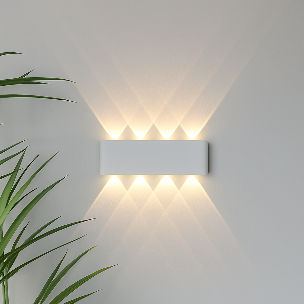 Skanto | Modern Indoor Outdoor Wall Light – Minimalist LED Fixture