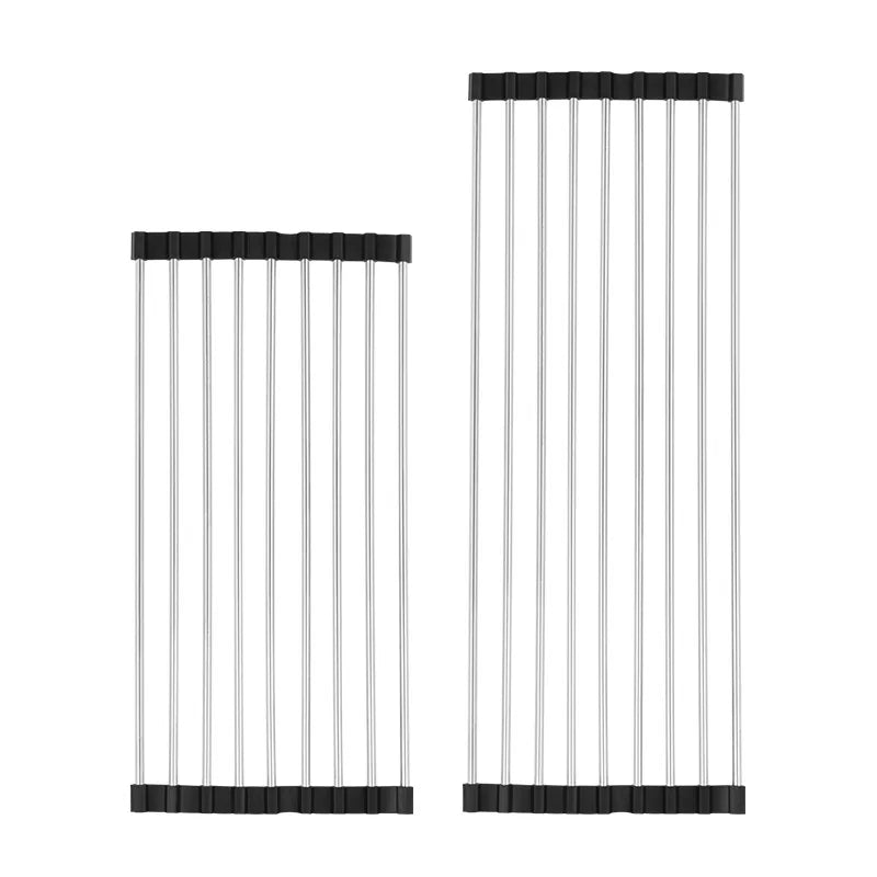 Skanto | Stainless Steel Kitchen Drain Rack – SinkRack – Foldable – For Pans and Other Dishes – Draining Tray