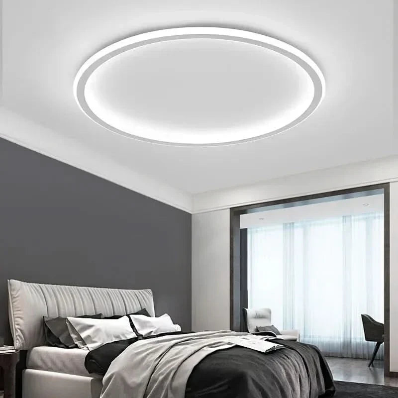 Skanto | Scandinavian Round LED Ceiling Lamp – Warm White