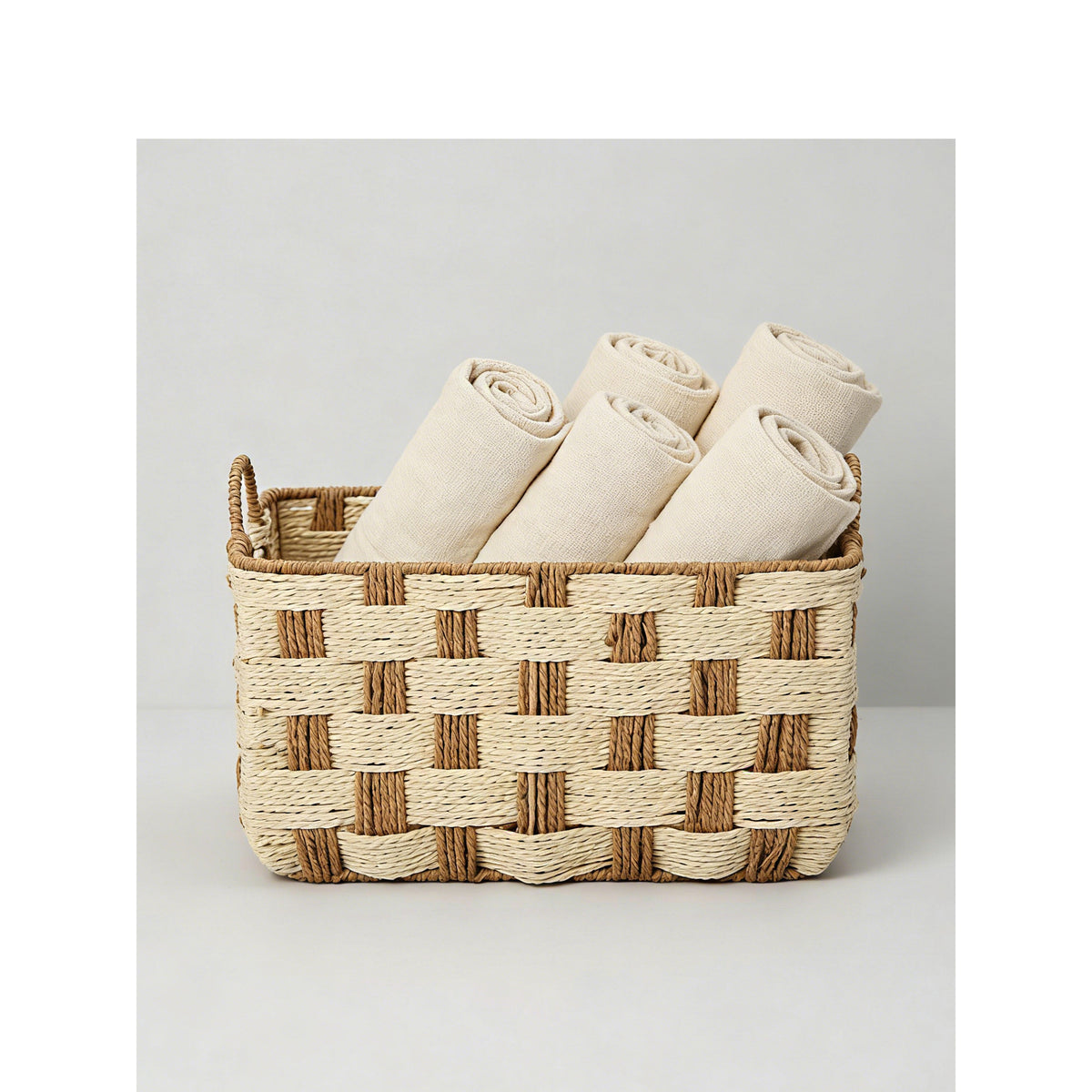 Handcrafted storage basket Acalora