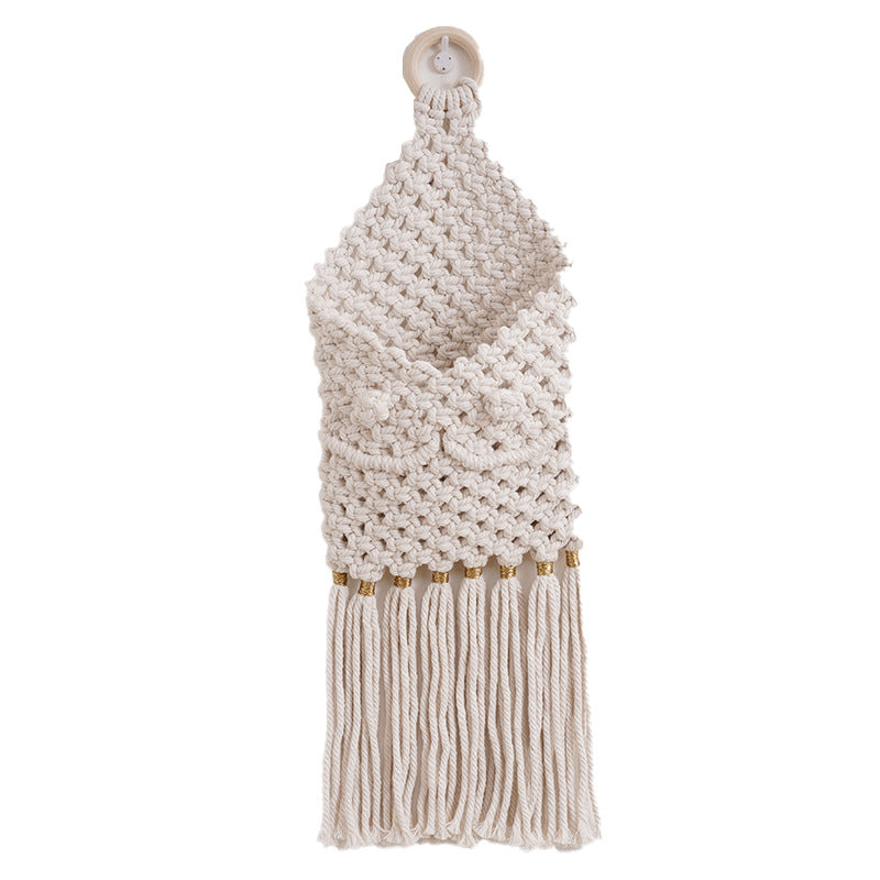 Macramé Decorative Wall Organizer Acalora