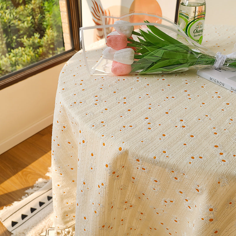 Elegant Textured Tablecloth 1788834266