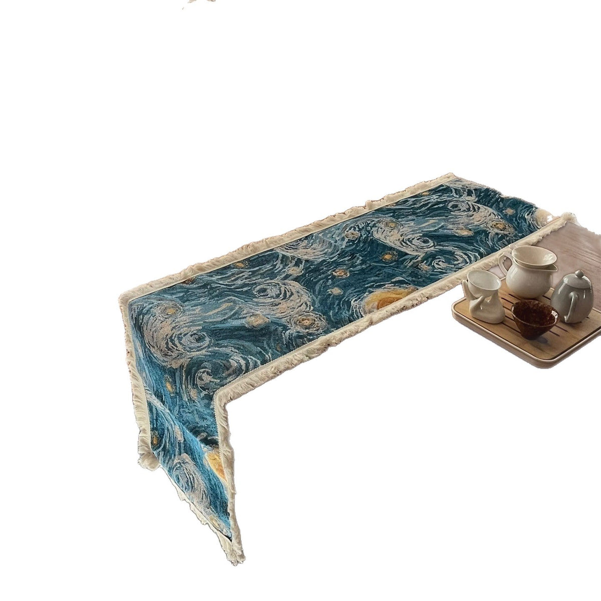 Decorative Van Gogh Inspired Table Runner