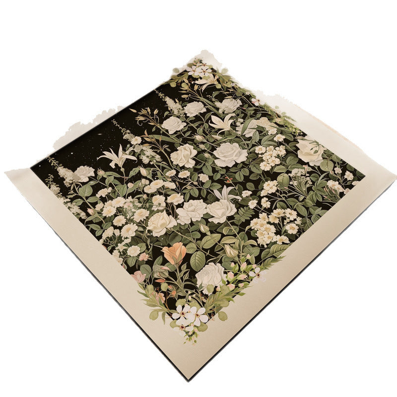 Floral-Themed Kitchen Counter Mat Acalora