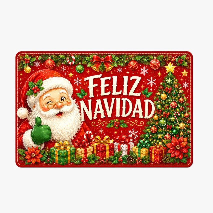 Christmas-Themed Decorative Floor Mat Acalora