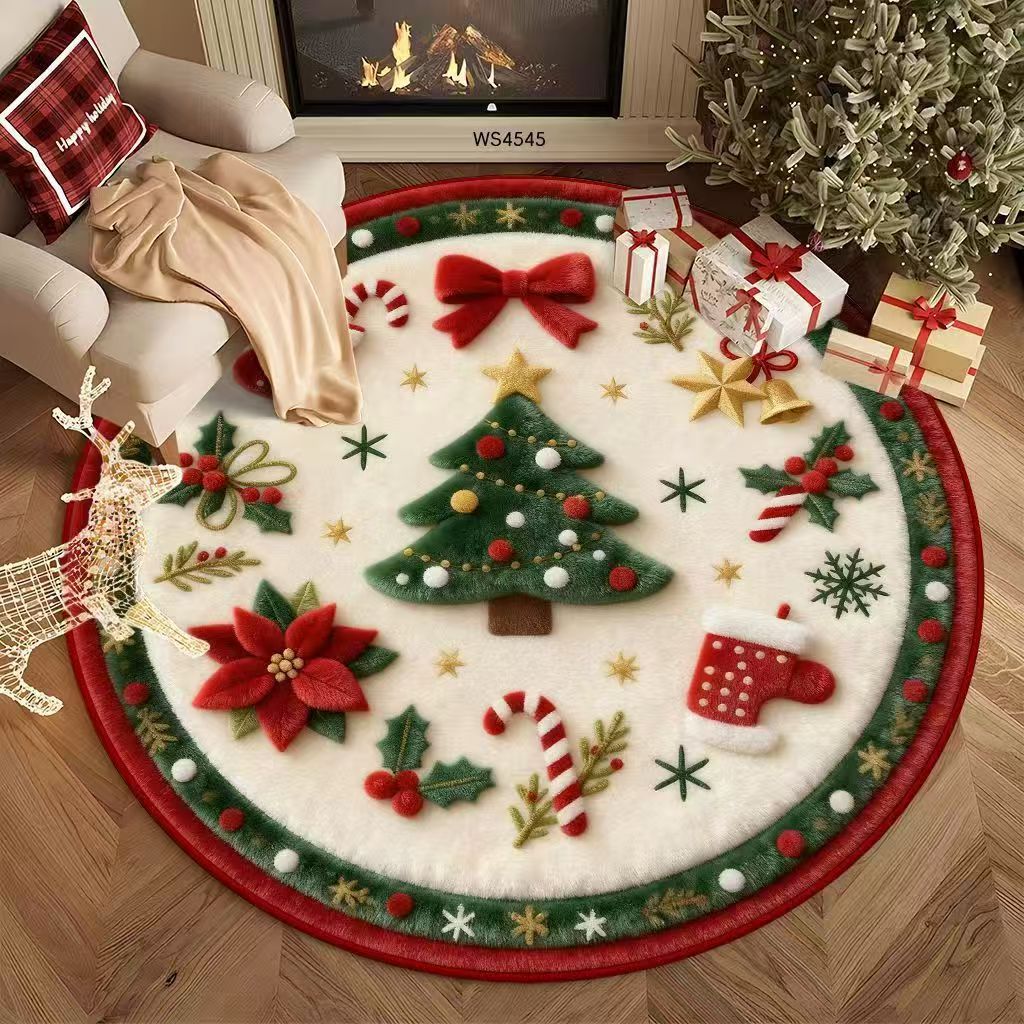 Festive Christmas-Themed Area Rug Acalora