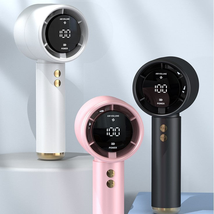 Unisex nano compact cordless travel hairdryer with digital display and ion function Brehn