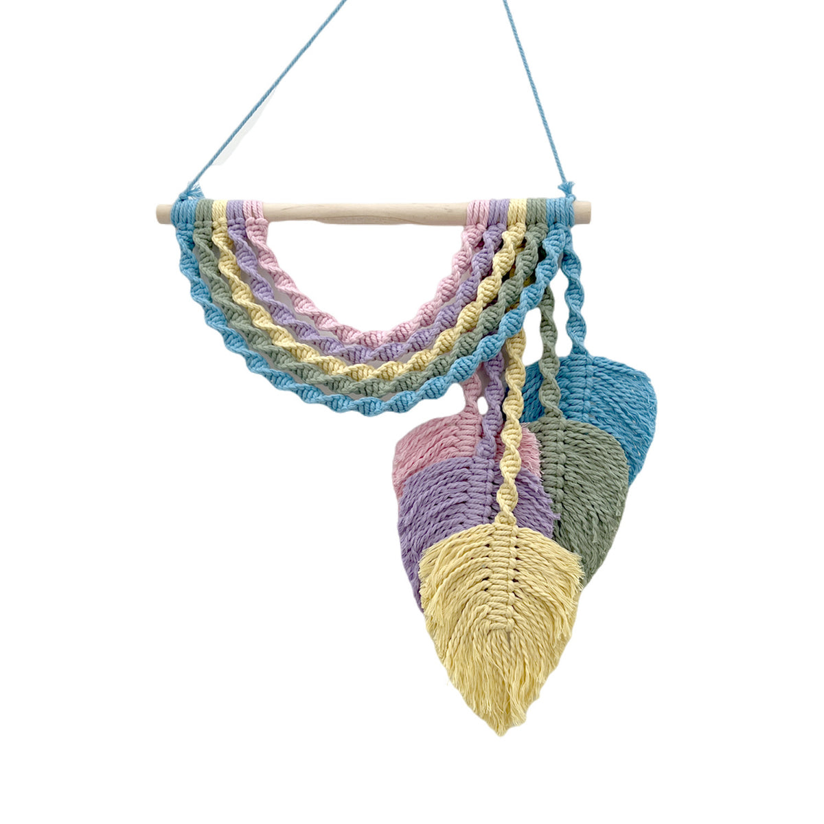 Macrame Leaf Wall Art Decor Acalora 1788942651