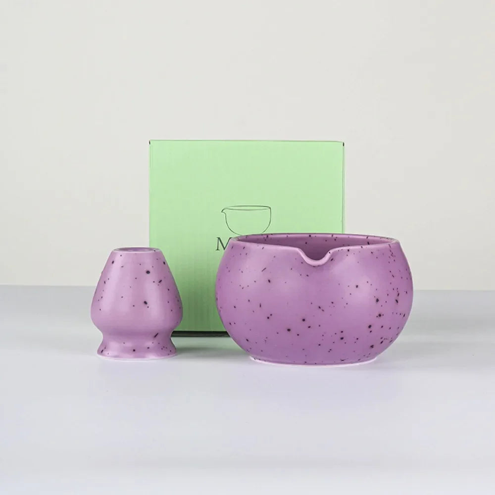 Variant image for Ceramic Matcha Bowl with Spout Traditional Japanese Design 13.5cm Green Tea Serving Chawan-8