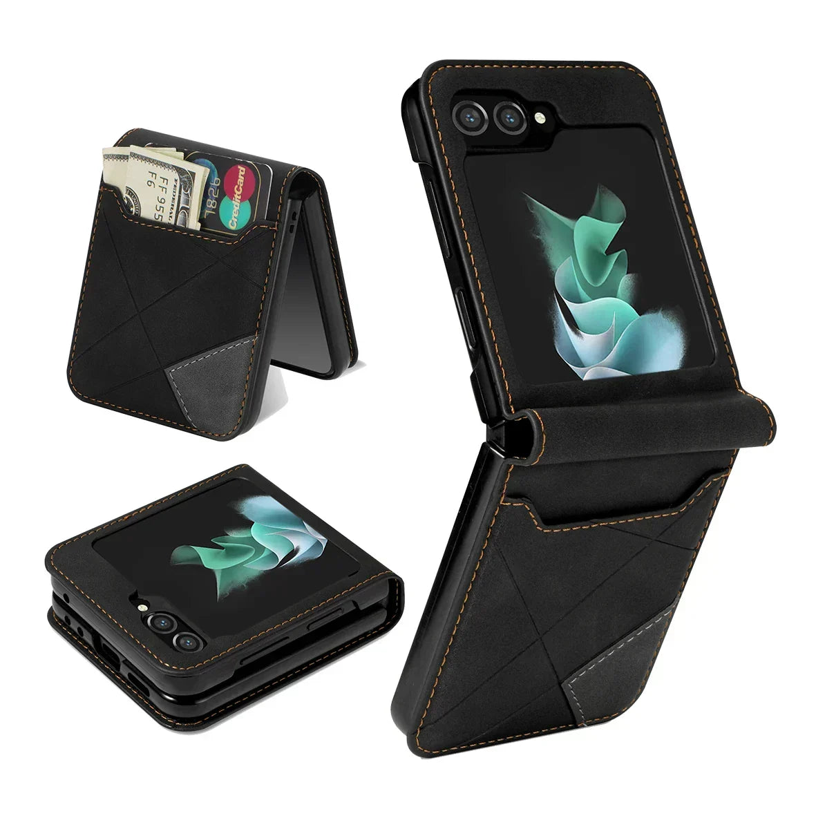 Skanto | Leather Wallet Case for Samsung Galaxy Z Flip Series