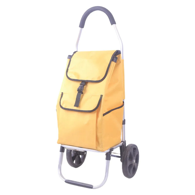 BowLift | Foldable Aluminium Shopping Trolley – CarryEase