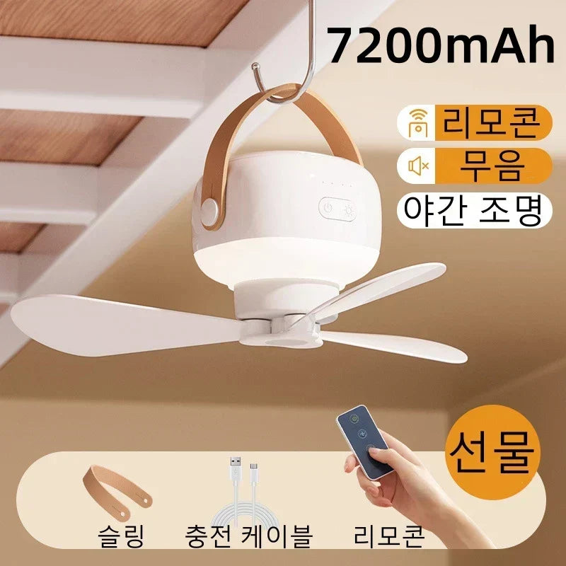 Luxurious ceiling fan with LED lighting | Quiet operation and energy-efficient cooling for living rooms and bedrooms