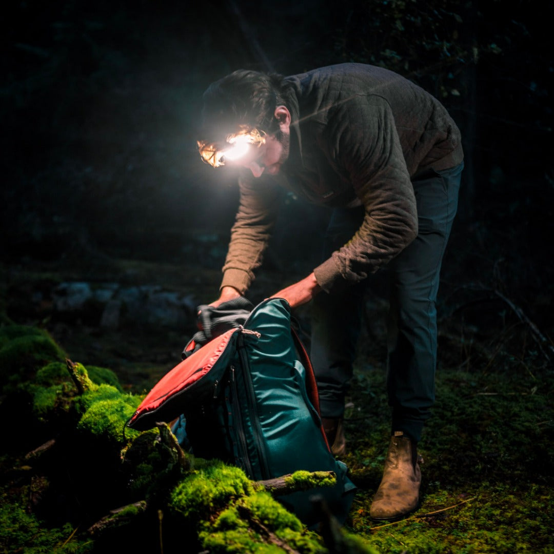 Skanto | High-Performance 230° LED Headlamp with Adjustable Brightness for Outdoor Activities & Camping