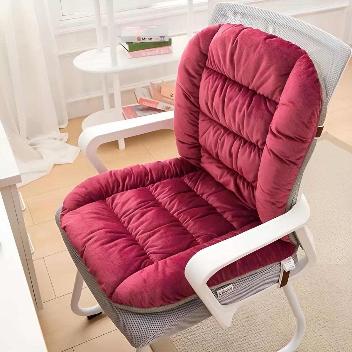 Thick seat cushions for chairs – soft, warm and comfortable | Ideal for living area and office
