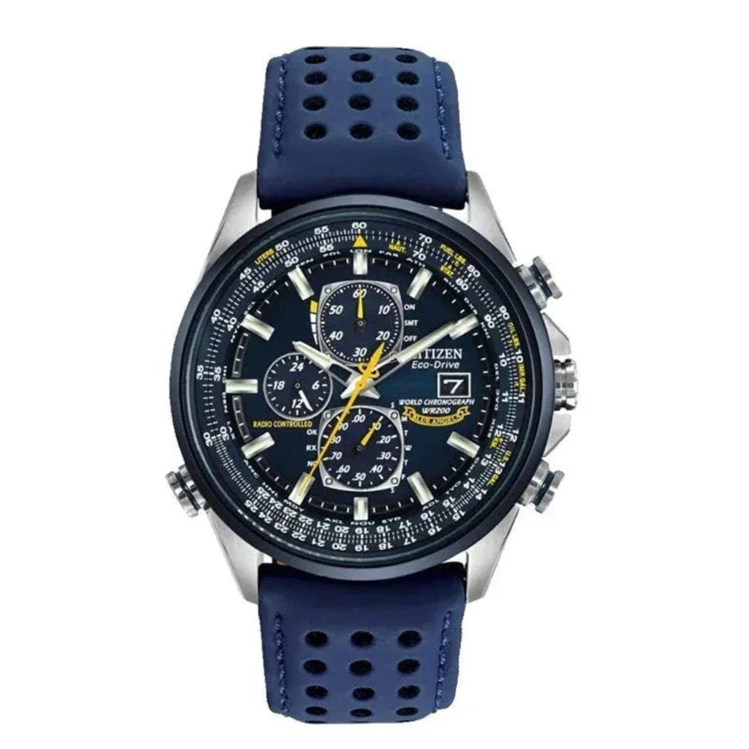 Stainless Steel Chronograph Watch with Quartz Movement, Calendar and Waterproof Case