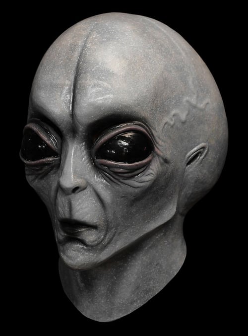 Skanto | Realistic Alien Mask – Latex and Silicone Halloween Mask for Cosplay and Parties