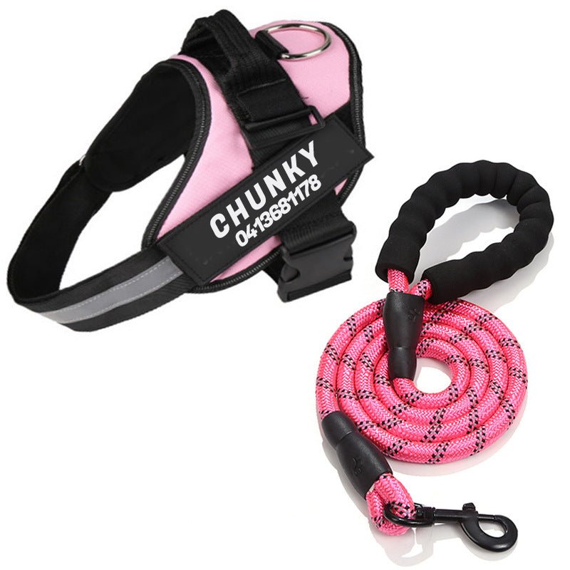 Skanto | Dogsafe Harness – Reflective, No-Pull Dog Harness with Customizable Name Tag