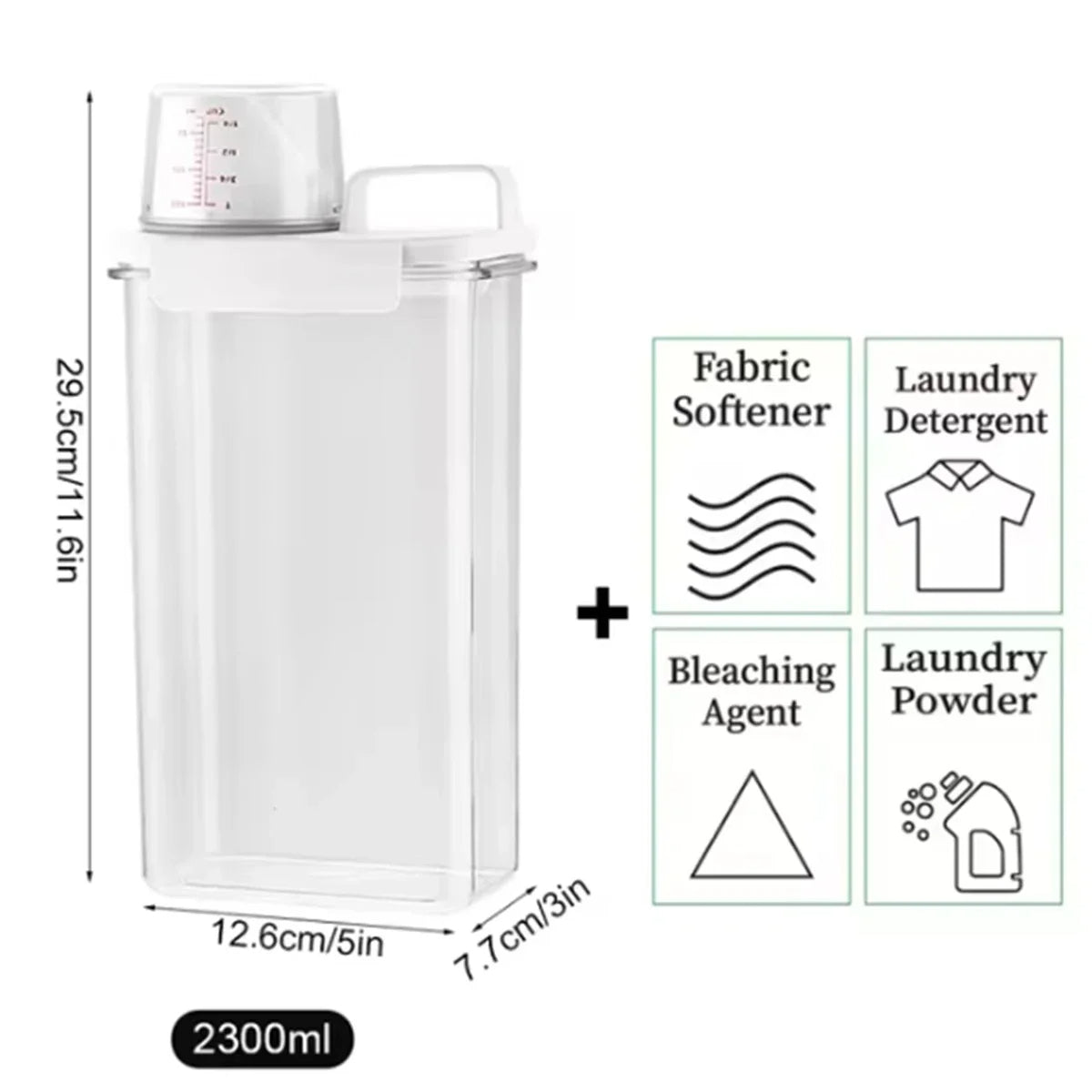 BowLift | Airtight Laundry Detergent Dispenser Storage