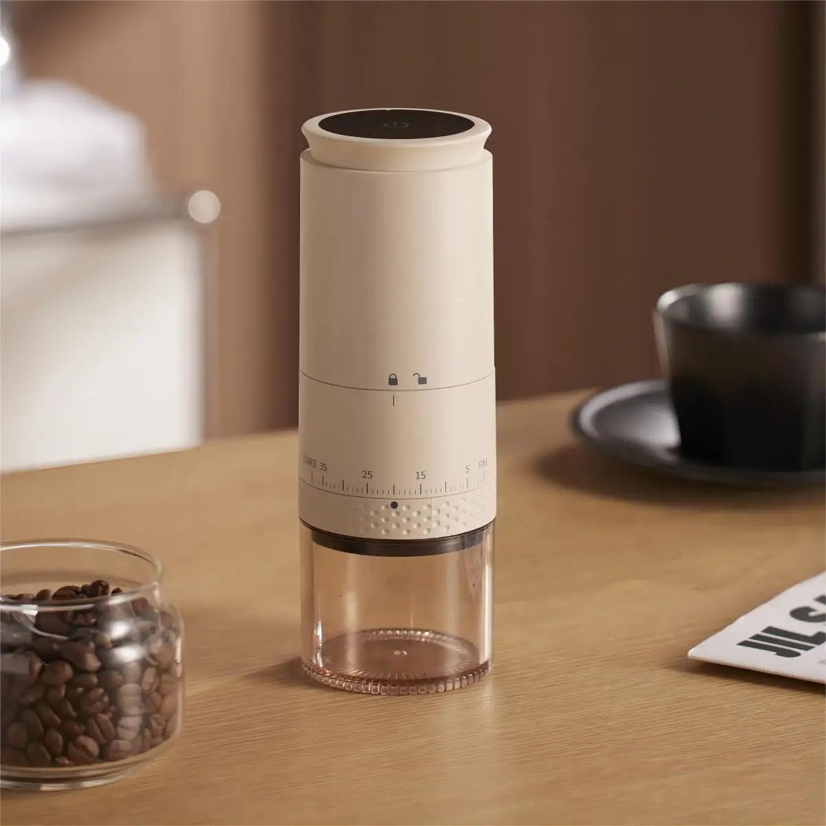 Skanto | GrindPro – Electric Coffee Grinder with 38 Grind Settings and USB-C Charging