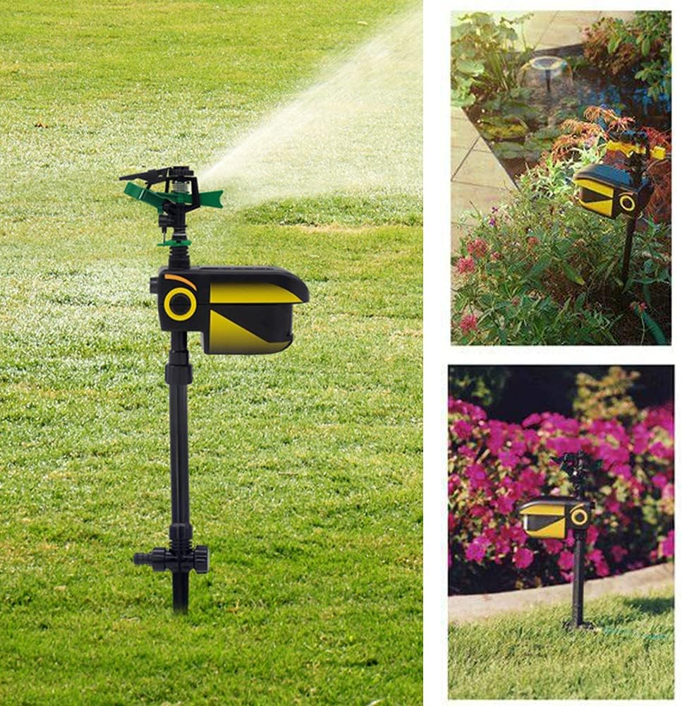 BowLift | Automatic Motion-Activated Animal Repellent Garden Sprinkler - Animal Sensor Outdoor Lawn Yard Water Sprinkler