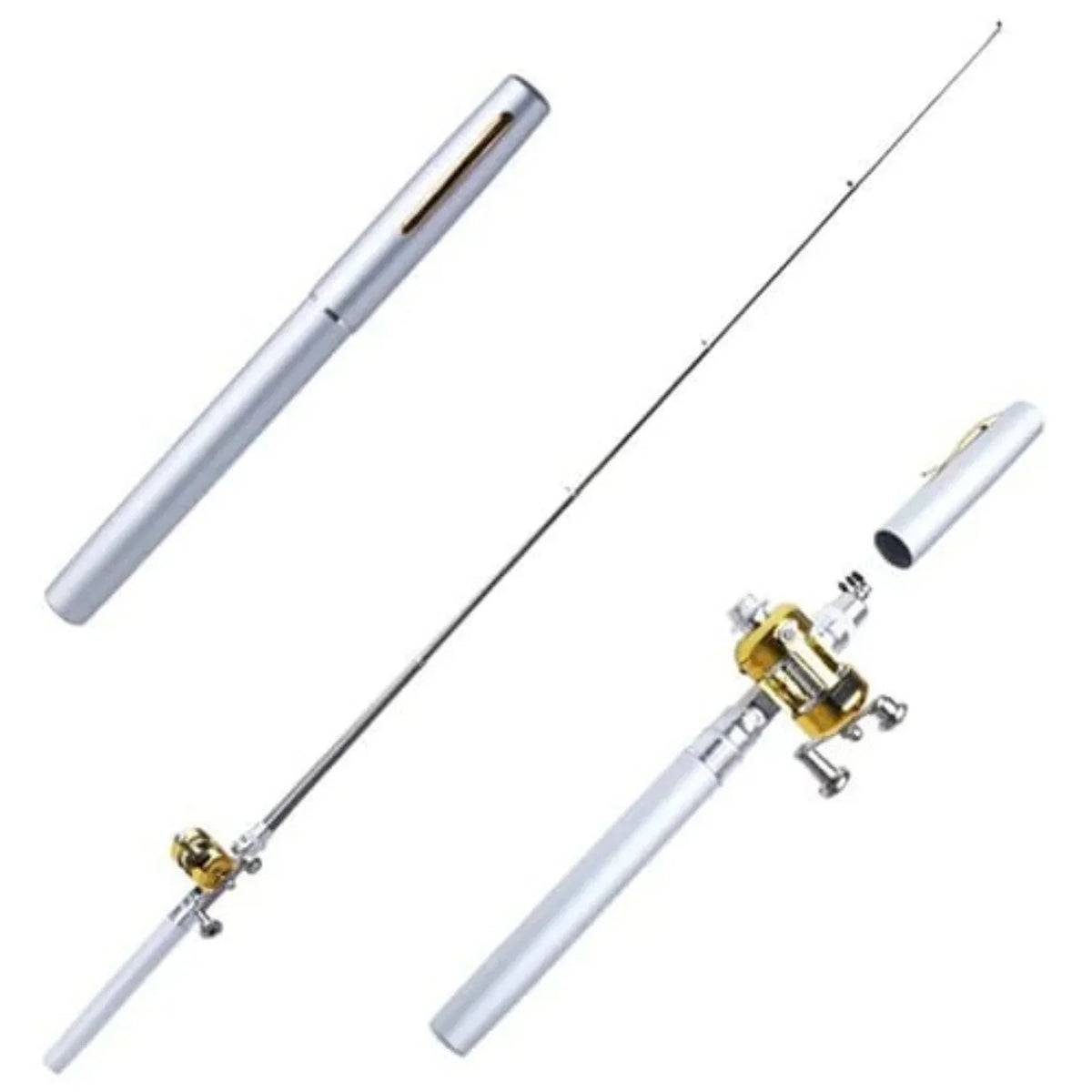 Skanto | Compact Fishing Set with Telescopic Rod – Portable Rod for On the Go