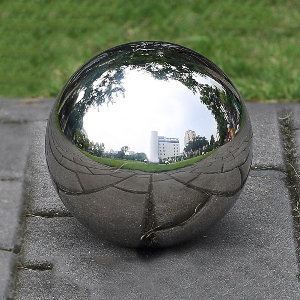 Stainless Steel Mirror Ball Garden Decor | Skanto