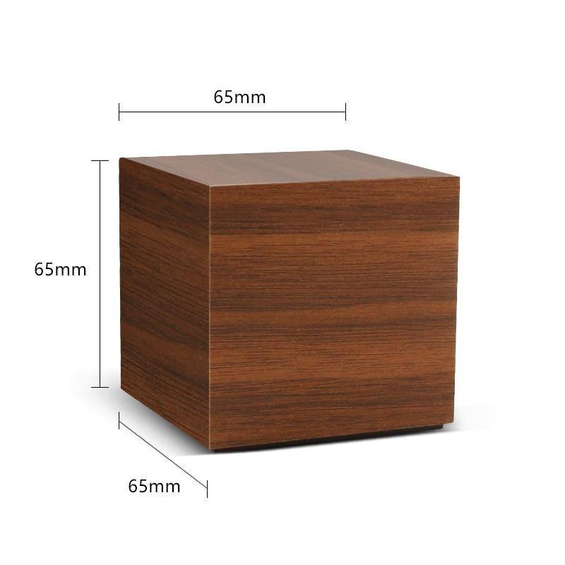 Skanto | Wooden LED Alarm Clock Cube