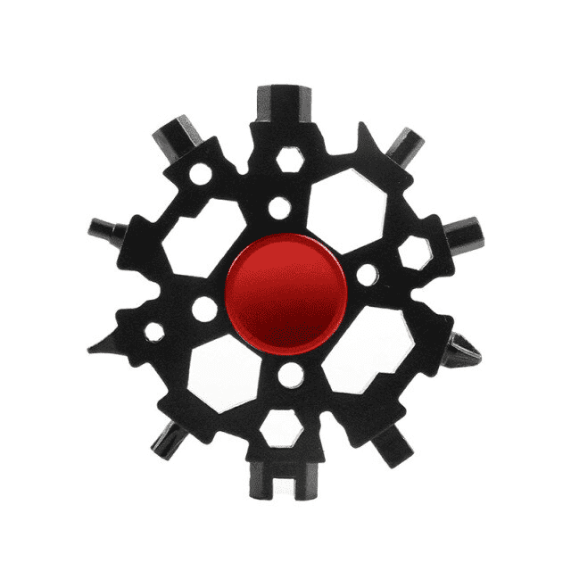 22-in-1 Snowflake Multi-Tool With Fidget Spinner | Kalsten