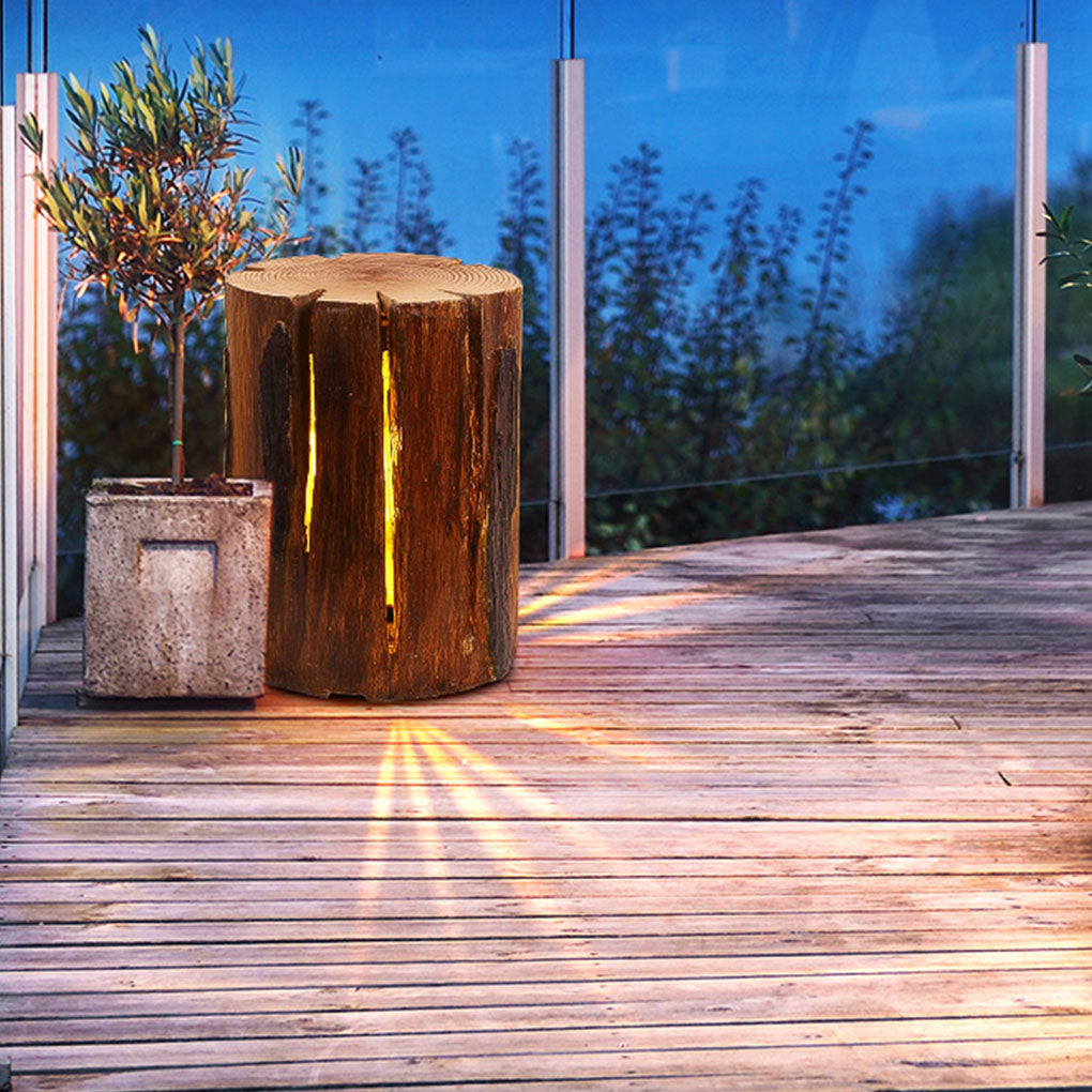 Resin Simulation Tree Stump Landscape Decorative Lighting Garden Lawn Lights | Kalsten