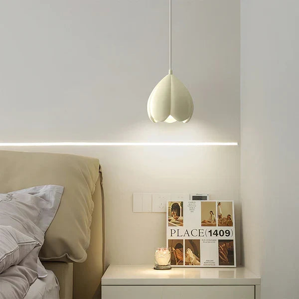 French Style Creamy Hanging Lamp Rustic Nature-Inspired Design Pendant Light | Kalsten