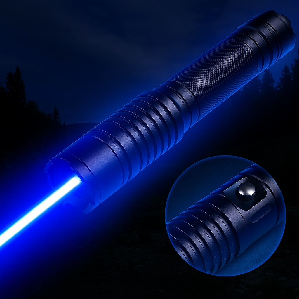 Blue Beam Tactical Laser Flashlight Kalsten